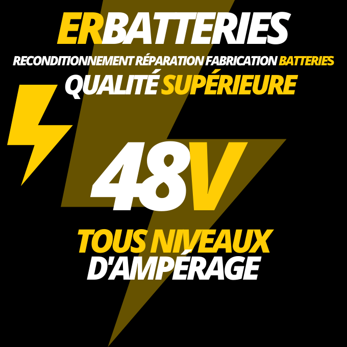 Fabriquer batterie 48 volts ampérage divers