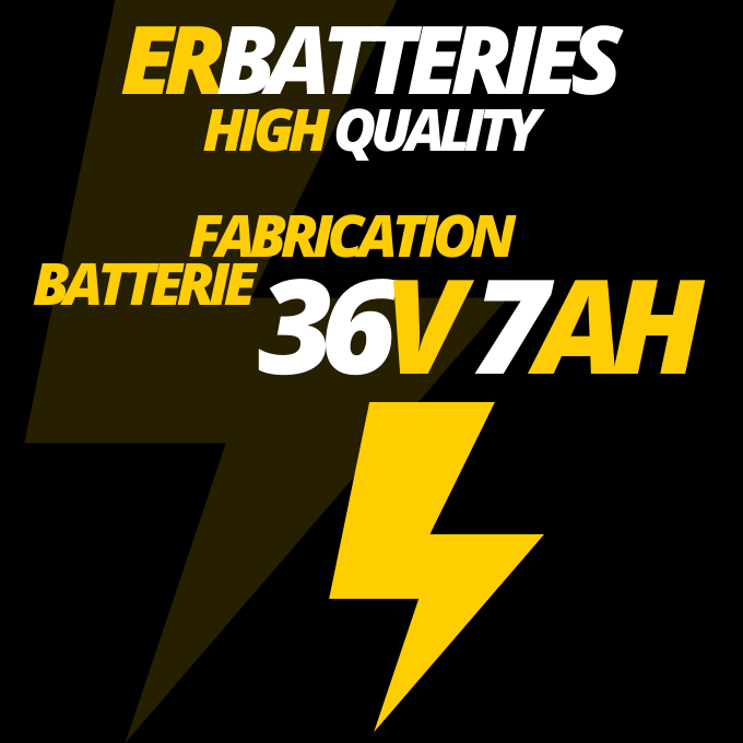 Fabrication batteries 36V 7Ah