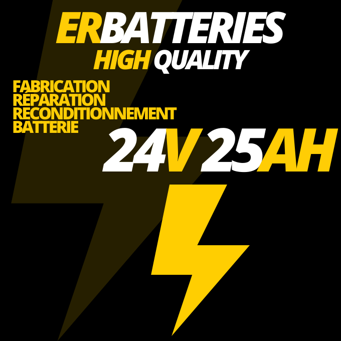 Fabrication batteries 24V 25Ah